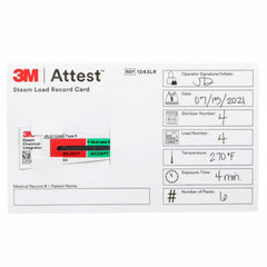 3M™ Attest™ Load Record Card STEAM CI LOAD STRLZ INTEGRATOR (100/CS) MK-1197950