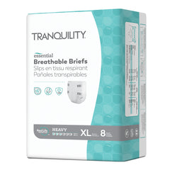 Incontinence Brief Tranquility® Essential Adult X-Large Unisex Disposable Heavy Absorbency (8/BG 8BG/CS) MK-1198169