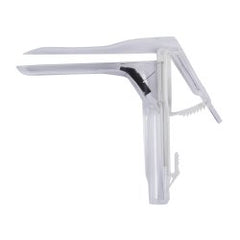 Vaginal Speculum ER-SPEC® Pederson NonSterile Office Grade Acrylic Small Double Blade Duckbill Disposable Built-In Light Source Box of 18 MK-1198181