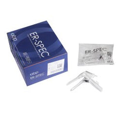 Vaginal Speculum ER-SPEC® Pederson NonSterile Office Grade Acrylic Small Double Blade Duckbill Disposable Built-In Light Source Box of 18 MK-1198181