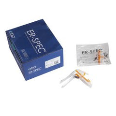 Vaginal Speculum ER-SPEC® Pederson NonSterile Office Grade Acrylic Medium Double Blade Duckbill Disposable Built-In Light Source Box of 18 MK-1198182