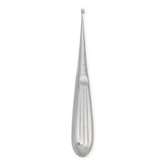 Bone Curette Centurion® Bruns 6-1/4 Inch Length Hollow Handle with Grooves Size 0 Tip Straight Oval Cup Tip Case of 20 MK-1198478