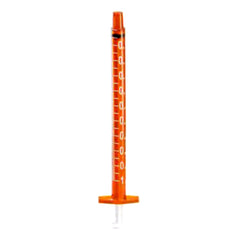 McKesson Oral Syringe 1 mL Oral Tip Without Safety AMBER BARREL W/CAP 1ML (500/BX) MK-1200579