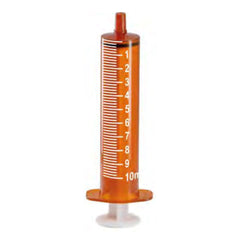 Oral Syringe 10 mL Oral Tip Without Safety AMBER BARREL W/CAP 10ML (500/BX) MK-1200582