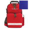 Low Profile Trauma Bag Iron Duck® Royal Blue Impervious Universal Precautions (UP) Fabric 8 X 11-1/2 X 16 Inch  MK-1200669