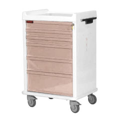 MARKET LAB Standard MRI Cart, 6-Drawer with Key & Lock EACH ML12019