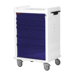 MARKET LAB Standard MRI Cart, 6-Drawer with Key & Lock EACH ML12019