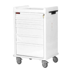 MARKET LAB Standard MRI Cart, 6-Drawer with Key & Lock EACH ML12019