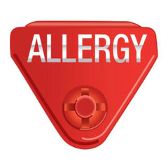 ID Wrist Band Clasp In-A-Snap® Alert Bands® Alert Band Clasp Closure Allergy IN-A-SNAP ALLERGY RED/SLVR (250/PK) MK-1204065