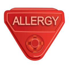 Wristband Clasp In-A-Snap® Alert Band Clasp Closure Allergy PLAS RED (250/PK) MK-1204123