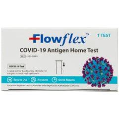 Respiratory Test Kit FlowFlex™ COVID-19 Antigen OTC 300 Tests per Case / 1 Test per Box CLIA Waived CASE OF 1 MK-1204466