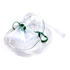 Oxygen Mask MedSource Elongated Style Adult One Size Fits Most Adjustable Head Strap / Nose Clip MK-1205047