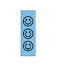 Pre-Printed Label Key Surgical® Multipurpose Label Blue / Black Plastic Happy Face Patterned 8-1/2 X 11 Inch MK-1205256
