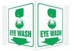 Wall Sign First Aid HCL English PETG HIGH VISIBILITY MK-1207165