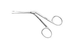 Ear Forceps Integra® ENT Hartmann 2-1/2 Inch Length OR / Surgical Grade German Stainless Steel NonSterile NonLocking Finger Ring Handle Straight Delicate, Serrated Tips EACH MK-1207699