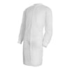 Lab Coat McKesson White Small / Medium Knee Length Spunbond Polypropylene Disposable MK-1207906