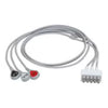 ECG Leadwire Set CARESCAPE™ ONE 3-lead, snap, AHA, 74 cm/29 in For use wtih Patient Monitoring Each MK-1208148