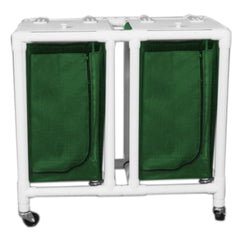 market leb Regular Capacity Double PVC Hamper Carts each ML12092