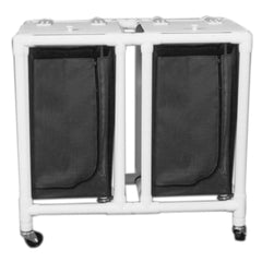 market leb Regular Capacity Double PVC Hamper Carts each ML12092