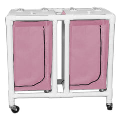 market leb Regular Capacity Double PVC Hamper Carts each ML12092