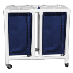 market leb Regular Capacity Double PVC Hamper Carts each ML12092