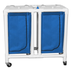 market leb Regular Capacity Double PVC Hamper Carts each ML12092