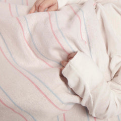 Baby Blanket Essentials 32 X 32 Inch Cotton 5.12 oz.  RECEIVING PNK/BLU (12/DZ) MK-1210135