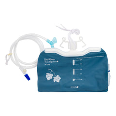 Urinary Drain Bag The Fig Leaf™ Anti-Reflux Valve Sterile 2,000 mL Vinyl BAG, CATHETER W/PRIVACY COVERSF/LOW HT BEDS 2000ML (20/BX) MK-1210742