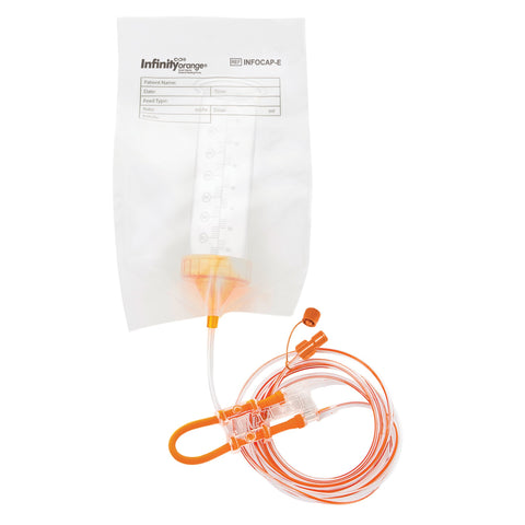 Screw Cap Set with ENFit® Connector Infinity® Orange® For Infinity® Orange Enteral Feeding Pump  (30/CS) MK-1211719