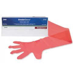 GIA Shoulder Length Glove BreederSleeve® One Size Fits Most Polyethylene Orange 36 Inch Length Straight Cuff NonSterile  (100/BX 10BX/CS) MK-1211811