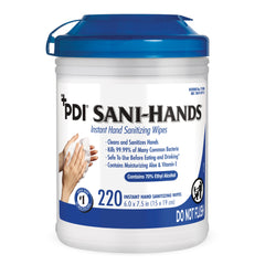 Hand Sanitizing Wipe Sani-Hands® 220 Count Ethyl Alcohol Wipe Canister  W/ETHYL ALCOHOL (220/CN 6CN/CS) MK-1211820