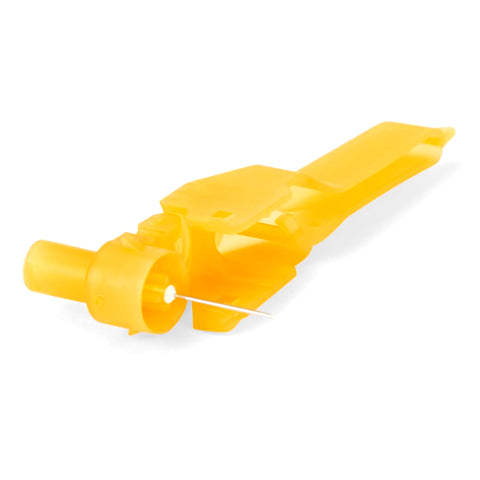 Safety Hypodermic Needle Medline 1 Inch Length 25 Gauge Regular Wall Hinged Safety Needle (100/BX 8BX/CS) MK-1212146