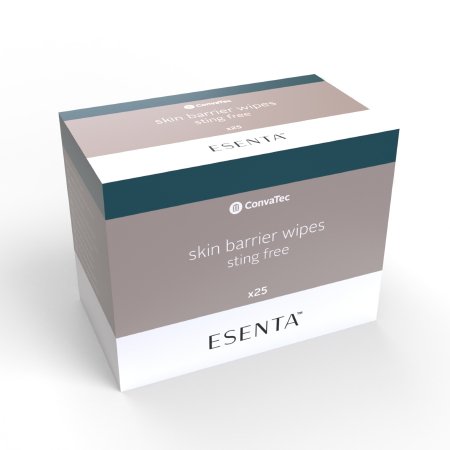 ConvaTec Skin Barrier Wipe Esenta™ Sting Free Silicone / Zanthalene Individual Packet NonSterile M-1212199-46798 | Case of 500