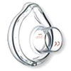 Oxygen Mask LiteTouch Full Face Style Adult Small Without Strap MK-1212302