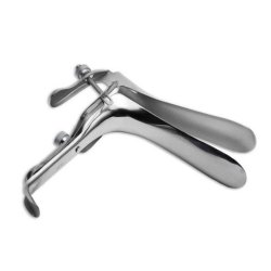 Vaginal Speculum Bioseal® Graves Sterile Surgical Grade Stainless Steel Large Disposable Without Light Source Capability Case of 20 MK-1213568