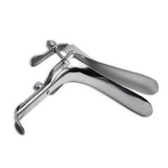 Vaginal Speculum Bioseal® Graves Sterile Surgical Grade Stainless Steel Large Disposable Without Light Source Capability Case of 20 MK-1213568