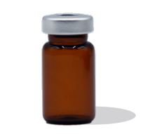 Sterile Empty Vial (SEV) Borosilicate Glass 5 mL Stopper Cap PACK OF 25 MK-1213854