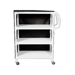 MARKET LEB 3-Shelf Linen Cart with Mesh or Vinyl Cover EACH