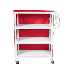 MARKET LEB 3-Shelf Linen Cart with Mesh or Vinyl Cover EACH