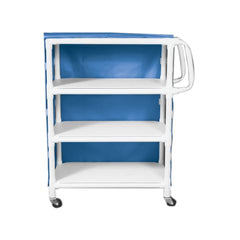 MARKET LEB 3-Shelf Linen Cart with Mesh or Vinyl Cover EACH