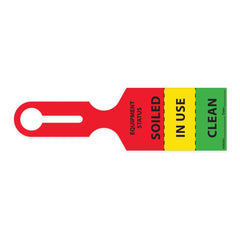 Equipment Tag Ident-Alert® For Equiipment Green / Red / Yellow 2-1/2 X 8-1/2 Inch 1000 per Case  STATUS RED/YLW/GRN 8 1/2" X 2 1/2" (1000/CS) MK-1214106