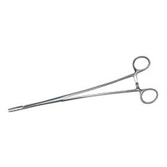 Polyp Forceps MedGyn 10 Inch Length OR / Surgical Grade Stainless Steel NonSterile Locking Finger Ring Handle Straight Serrated Tips EACH MK-1214596