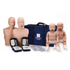 CPR Mannequin Prestan® TAKE2 Diversity Kit Torso with Head / Full Body / Medium and Dark Skin Tones Gender Neutral Adult / Infant MK-1215141