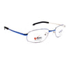Prescription Safety Glasses SWRx Collection Titmus SW04 Flexible Hinges Uncoated Clear Tint Blue Frame Over Ear 53.20.135 MK-1215889