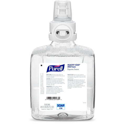 Soap Purell® Healthy Soap® Foaming 1,200 mL Dispenser Refill Bottle Unscented (2/CS) MK-1216808