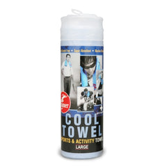 Sport Towel Stay Cool 17 X 27 Inch Absorbent Material Light Blue Reusable MK-1217203