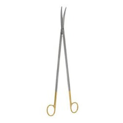 Dissecting Scissors Vital® Metzenbaum 12 Inch Length OR / Surgical Grade German Stainless Steel / Stellite NonSterile Finger Ring Handle Curved Blunt Tip / Blunt Tip EACH MK-1217231