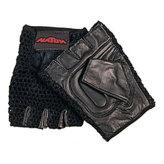 Push Glove Hatch Half Finger Large Black Hand Specific Pair  WHEELCHAIR MESH BLK LG (2/PR) MK-1217698