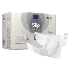 Incontinence Brief Abena® Slip Premium XS2 Adult X-Small Unisex Disposable Heavy Absorbency PREM ADLT XS2 XSM (32/PK 4PK/CS) MK-1218196