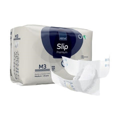 Incontinence Brief Abena® Slip Premium M3 Adult Medium Unisex Disposable Heavy Absorbency  PREM ADLT M3 MED (23/PK 4PK/CS) MK-1218202